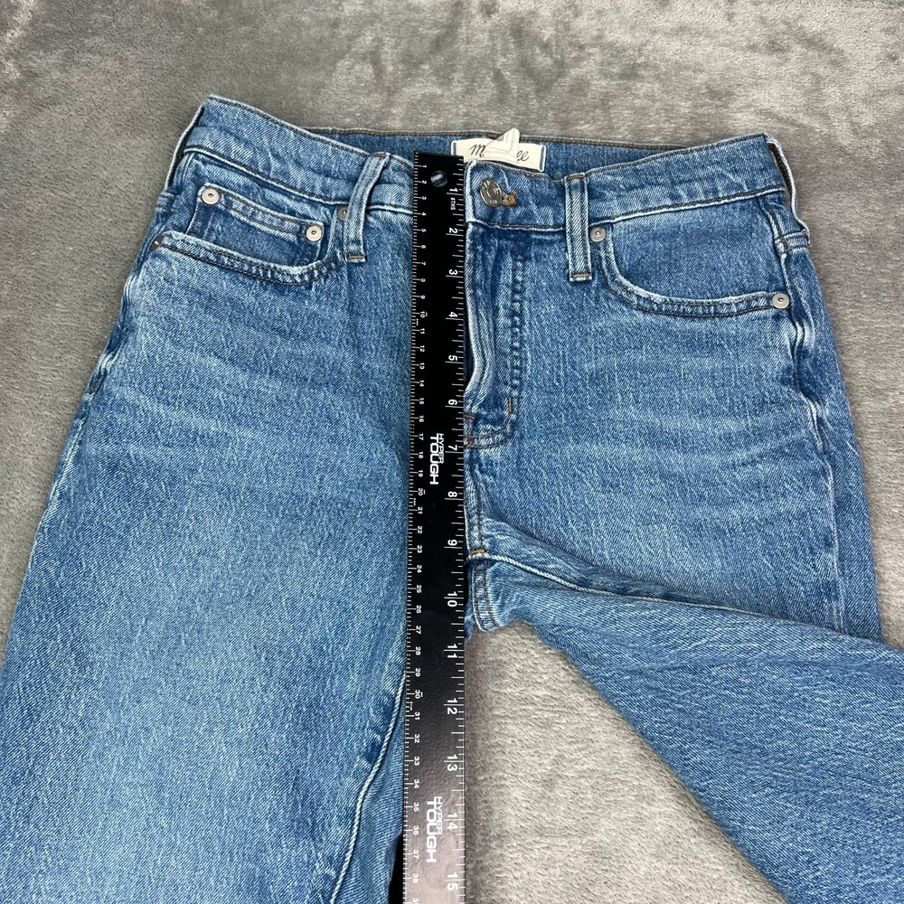 Madewell Jeans Womens 26 Blue Perfect Vintage Jean Straight‎ Leg Medium Wash - Picture 9 of 15